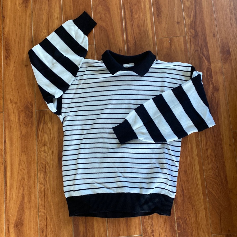 Vintage striped knit sweater